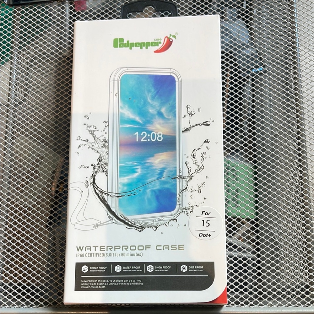 White Protective Phone Case with Water-Resistant Features